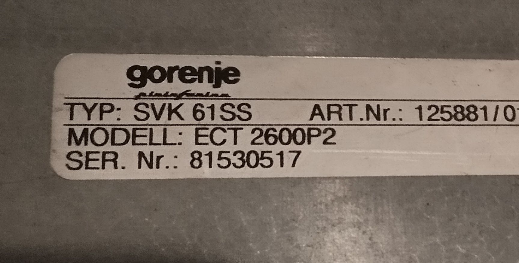 Варочная панель gorenje запчасти MODEL: ECT 2600P2, торг
