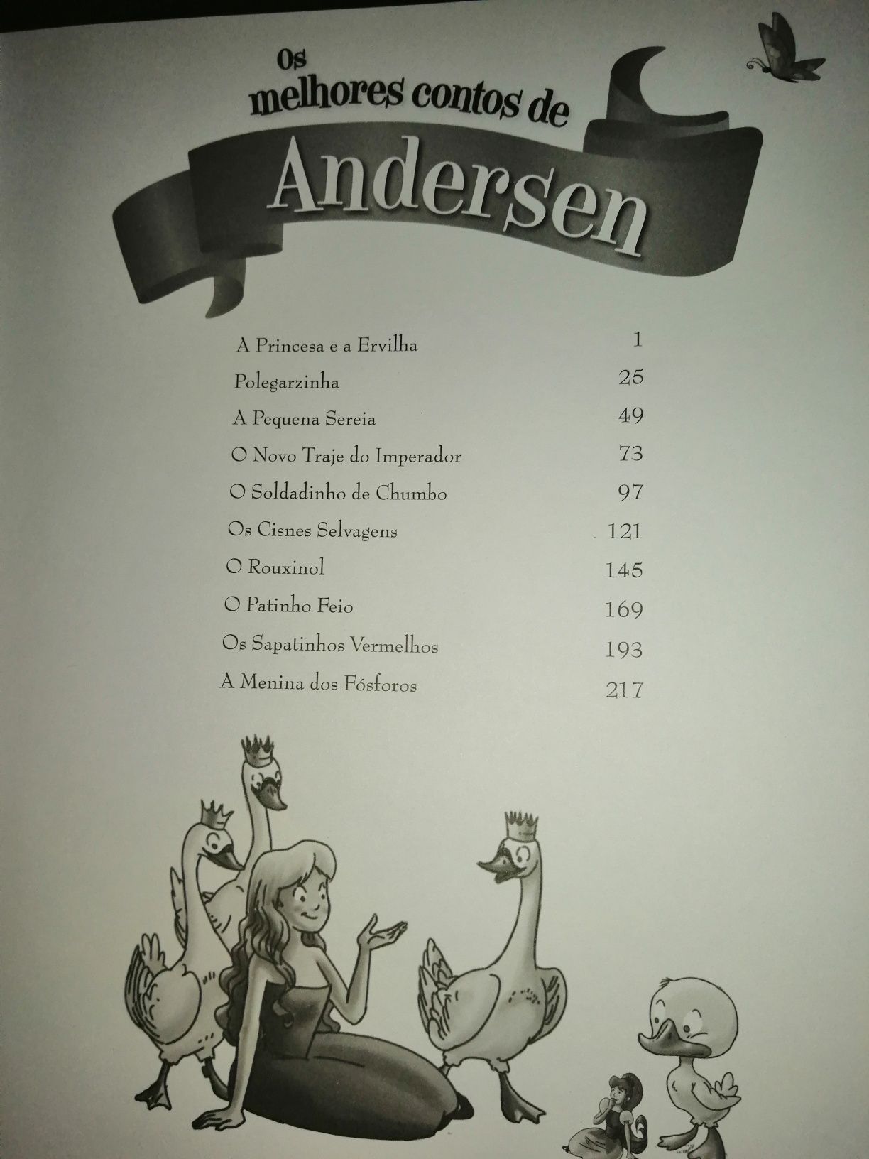 Os melhores contos de Andersen  -Capa almofadada - Como Novo!! 240 pag