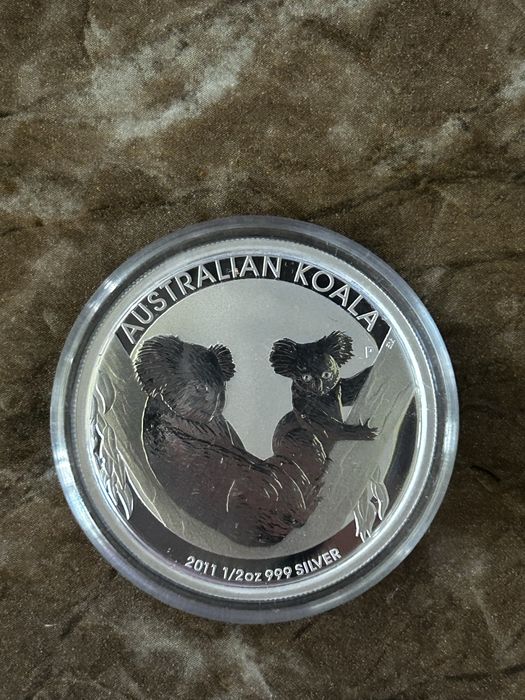 Серебряная монета Коала