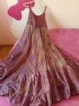 Vestido de seda estilo indiano L