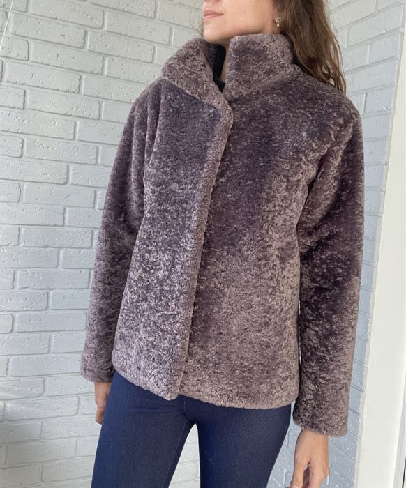 Шуба зі штучного хутра, пошита на замовлення, розмір С