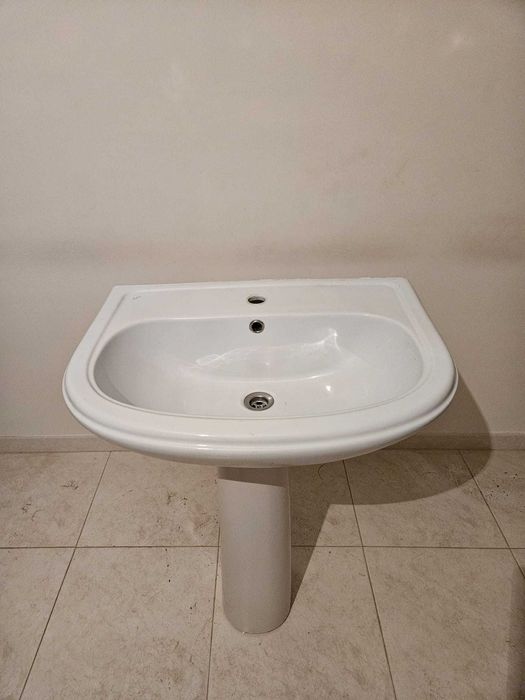 Lavatório WC com coluna - cerâmica