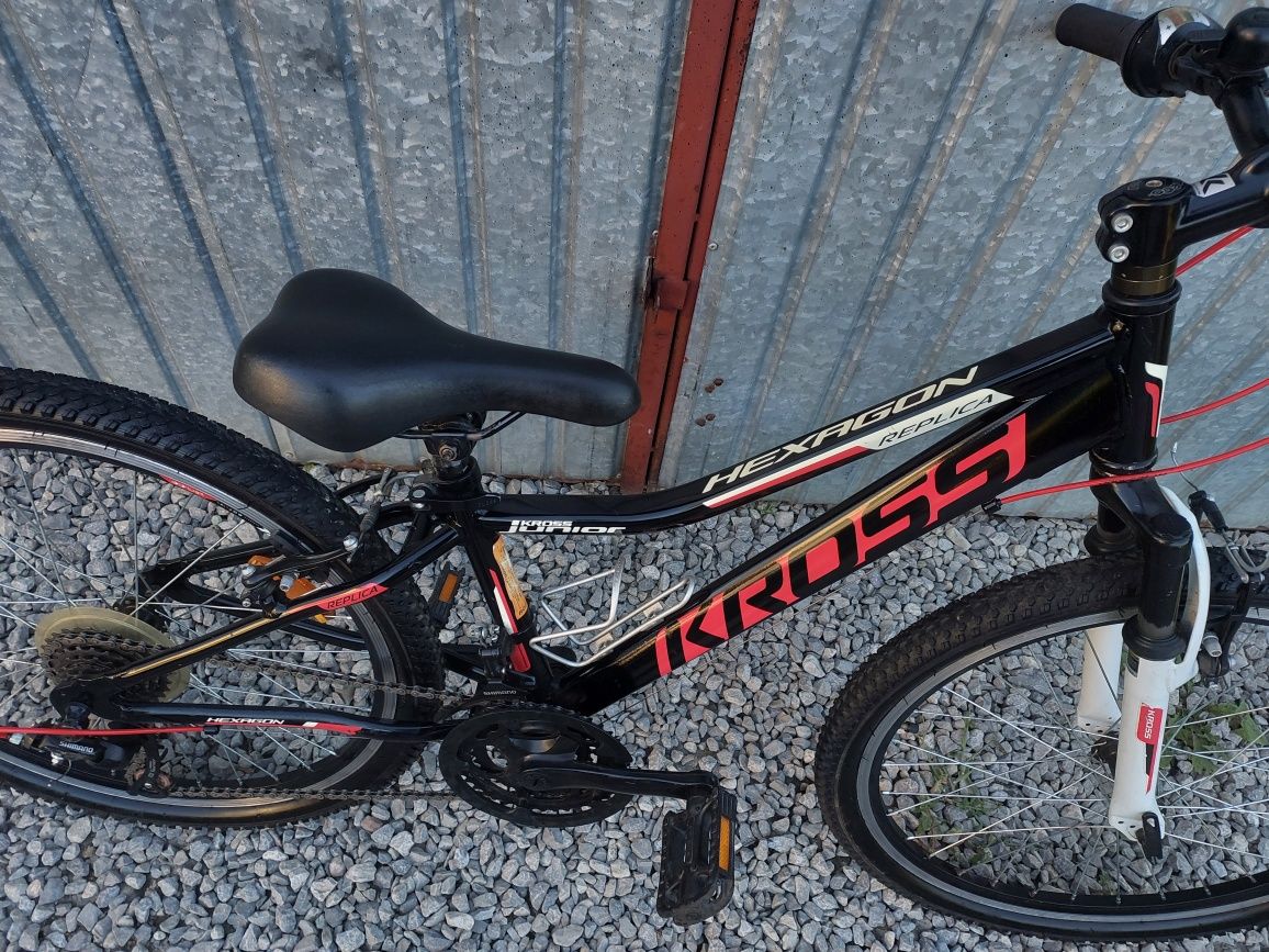 Rower dziecięcy kross hexagon replica 24" alu w bdb stanie