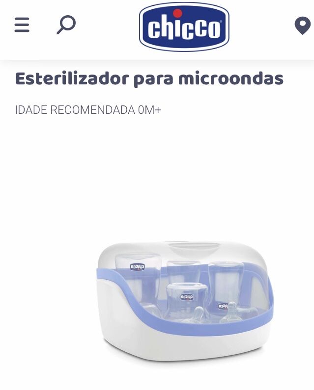 Esterilizador Chicco (NOVO)