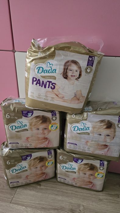 ‼️4 paczki Dada Extra Care 6 + 1 paczka Pants