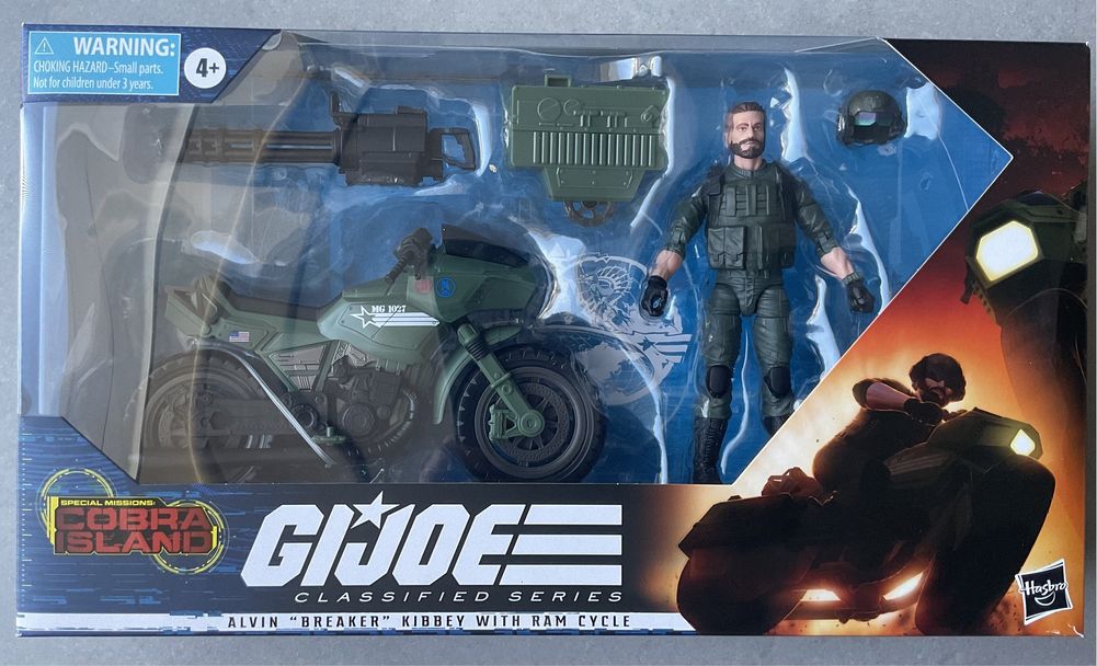 G.I. Joe Classified Series Cobra - Alvin Breaker with Ram Cycle