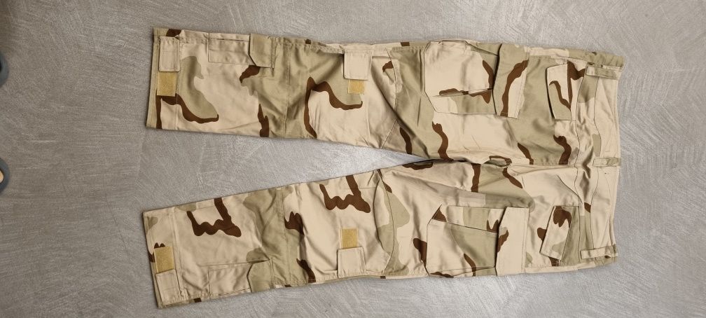 spodnie combat pants DCU airsoft pustynne nowe rozmiar XL