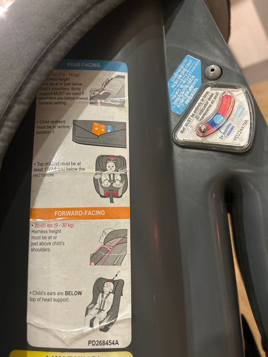 Vendo cadeira auto 1.8 aos 18kg