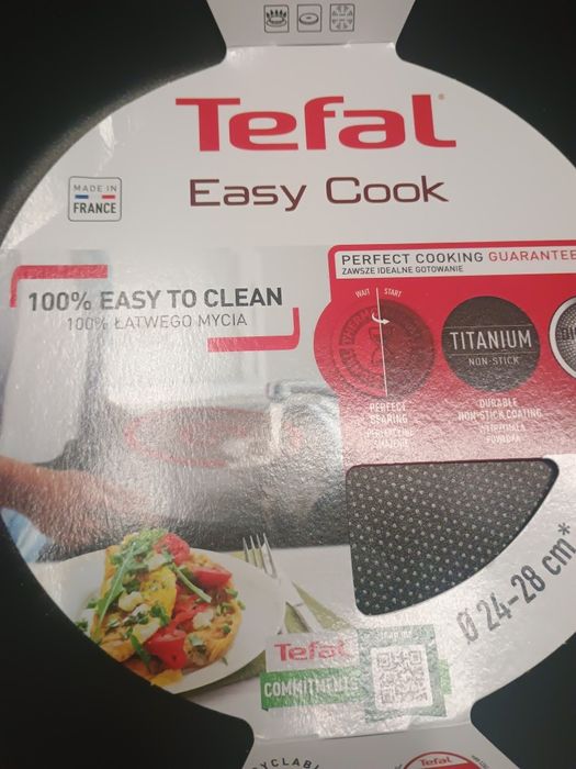 Zestaw patelni Tefal Easy Cook 24,28 cm non-stick
