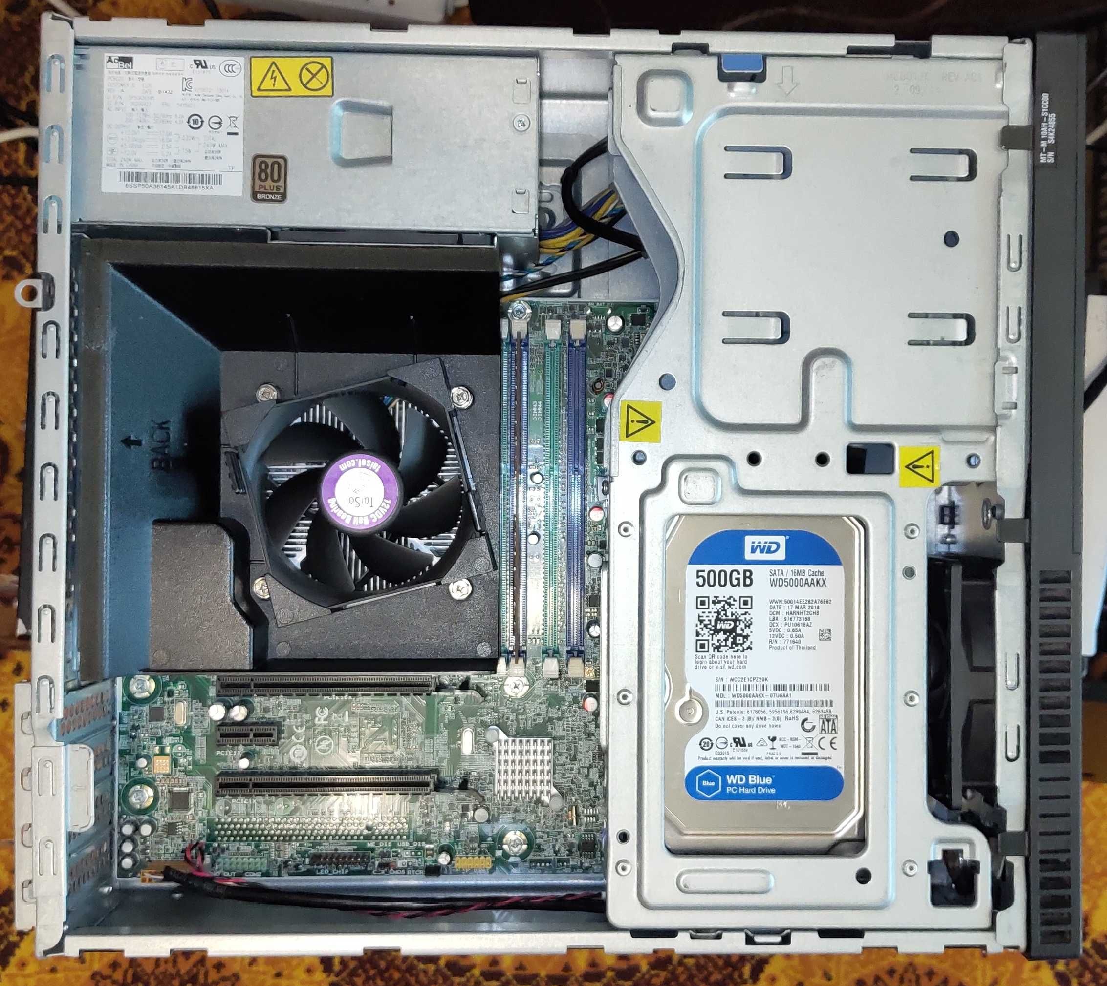 Компьютер, LENOVO ThinkCentre M83, i5-4570, DDR3-8Gb, HDD-500Gb