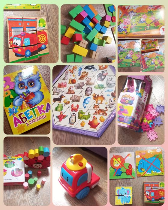 Книга пазл Абетка как НОВАЯ