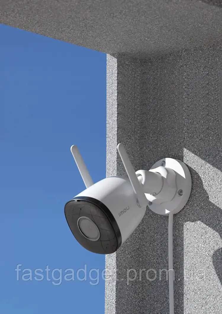 Вулична камера IMOU Bullet 3C 3MP (2,8мм) з Wi-Fi 6, LAN, захист IP67