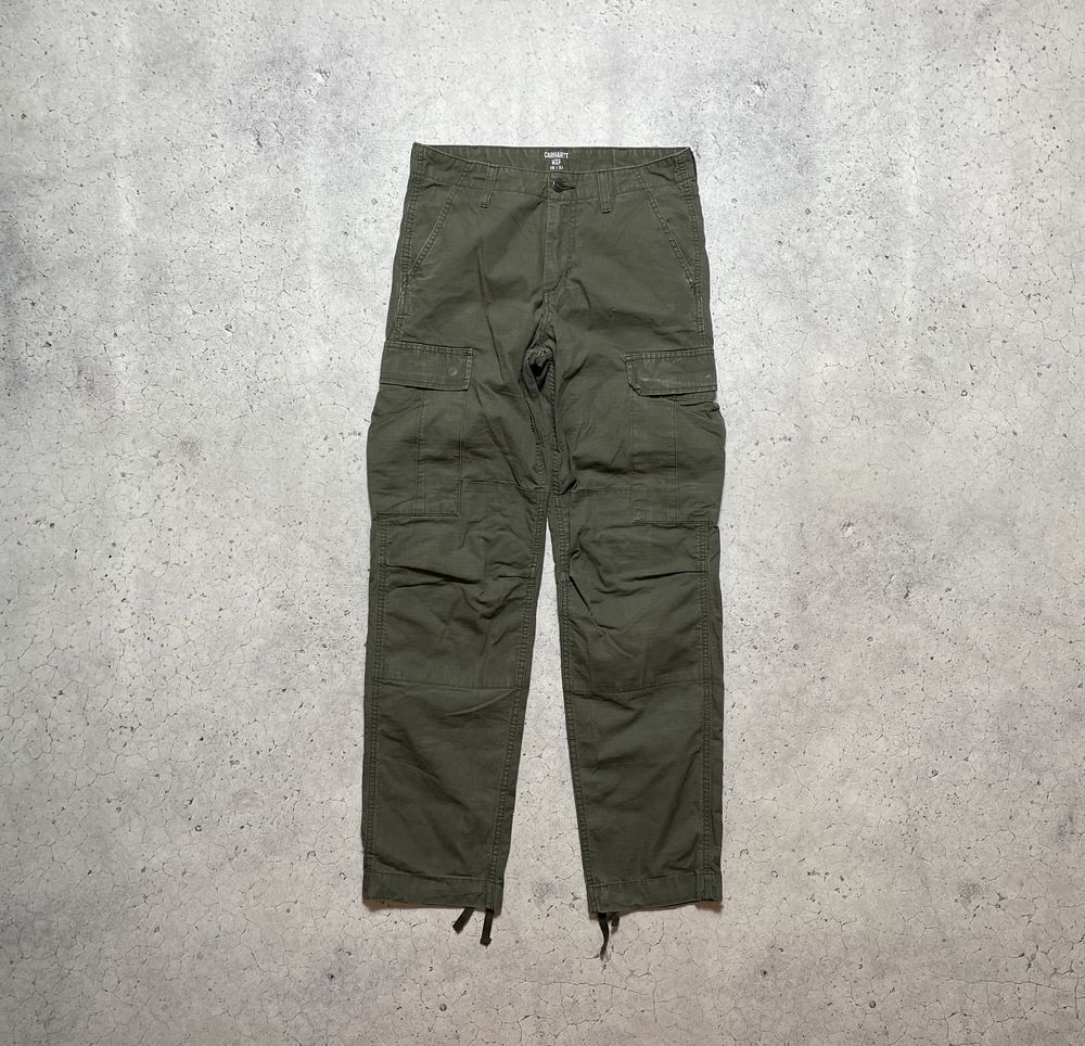 Мужские Карго Штаны Carhartt Wip На Утяжках Оригинал 28x32