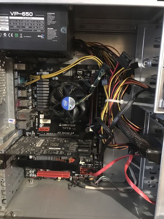 Системный блок, компьютер, монитор