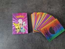 Pokemon karty tęczowe 55 sztuk
