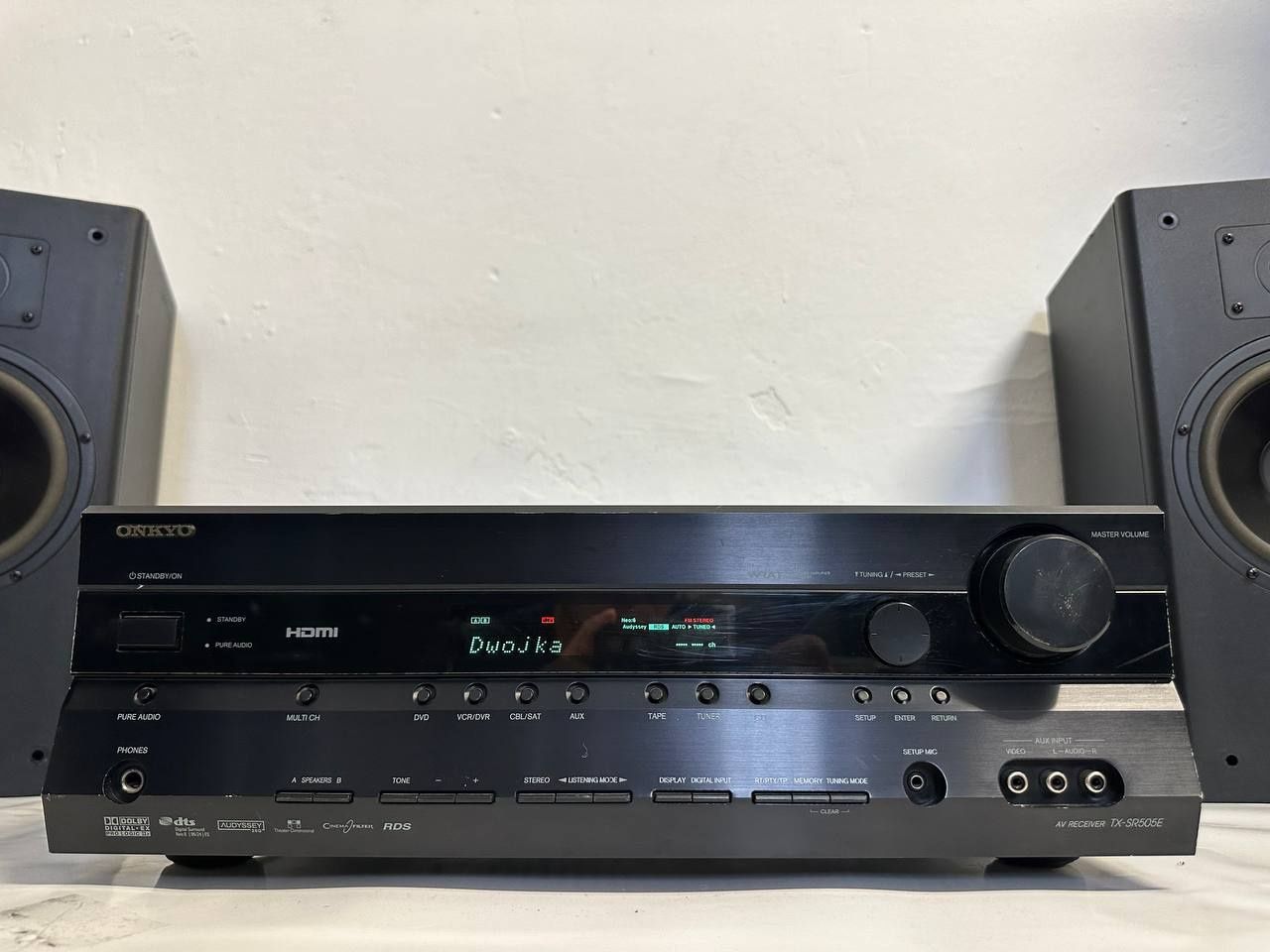 7.1 Amplituner Onkyo TX-SR 505 E, 7*130 W, HDMI, DTS Neo:6, DTS® 96/24