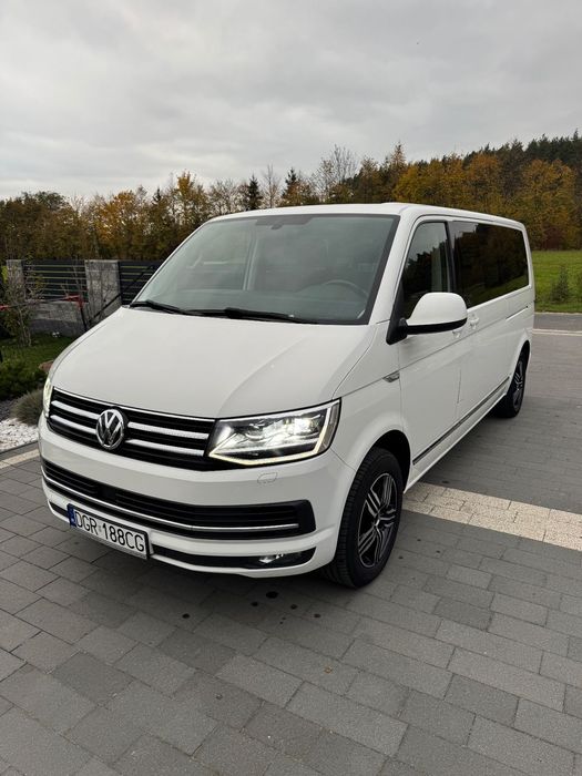 Volkswagen Multivan FV 23% Piękny Bezwypadkowy Długi Long 7 os elektryczne drzwi