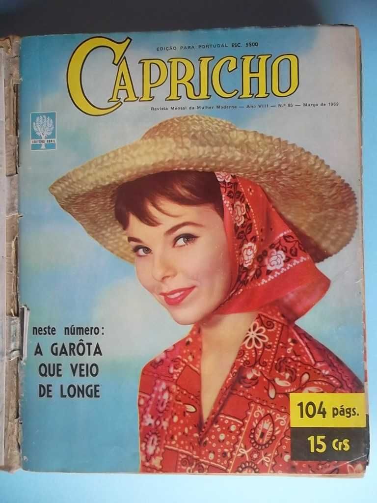CAPRICHO - 8 Revistas de 1959