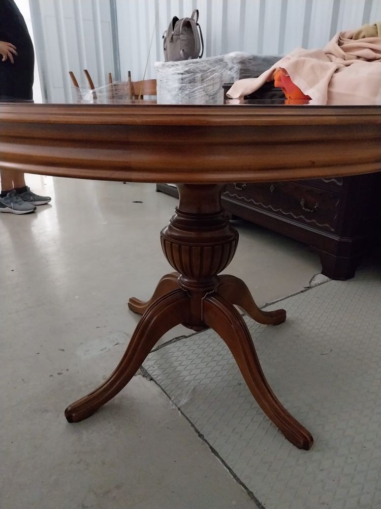 Mesa em madeira de nogueira Extensivel