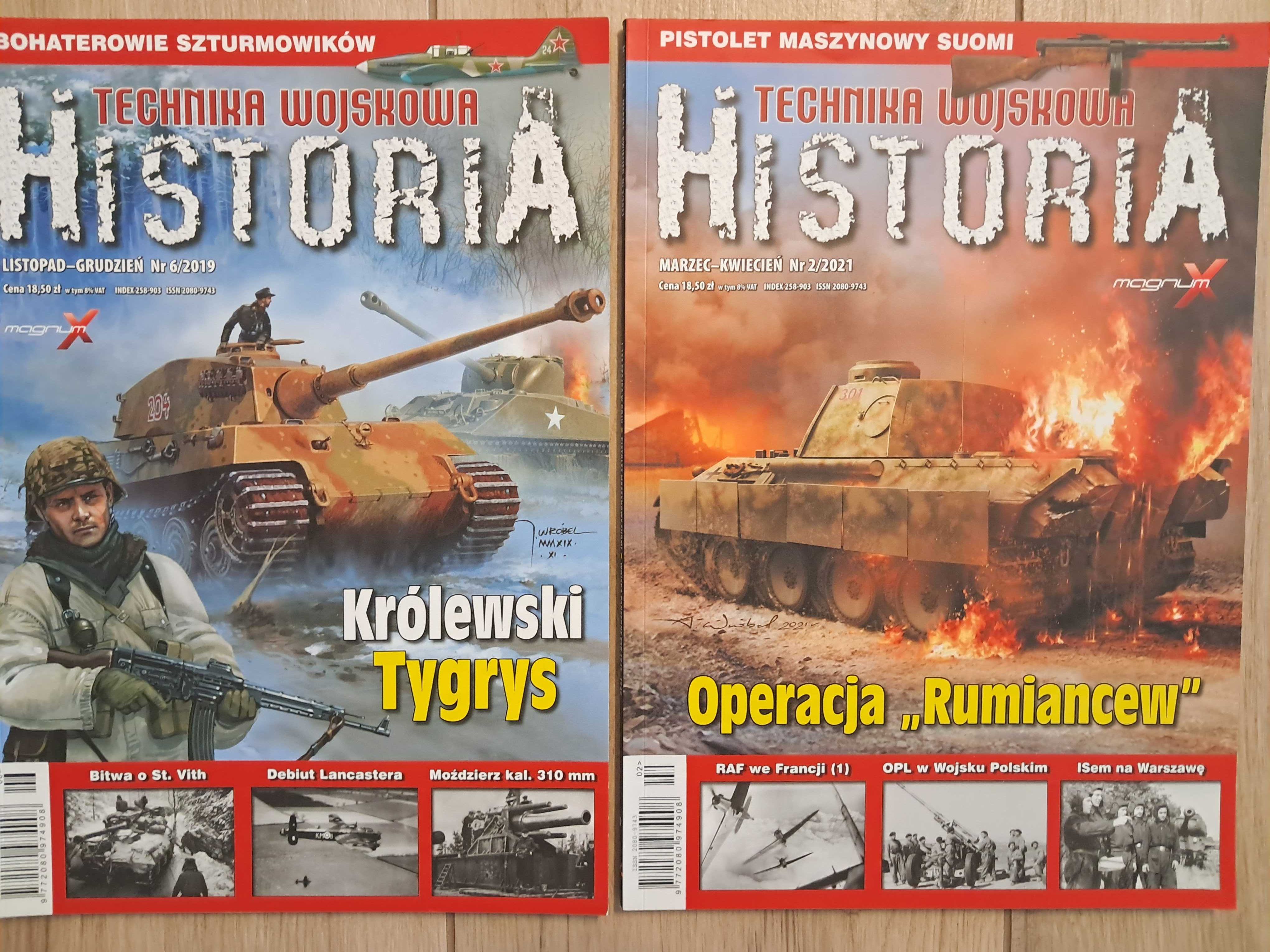 Technika Wojskowa Historia - numery 60 i 68