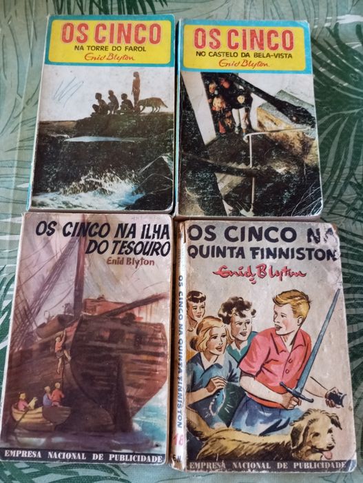 Os Cinco de Enid Blyton edição antiga ev