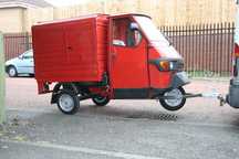 Piaggio Ape hak dyszel zaczep hol