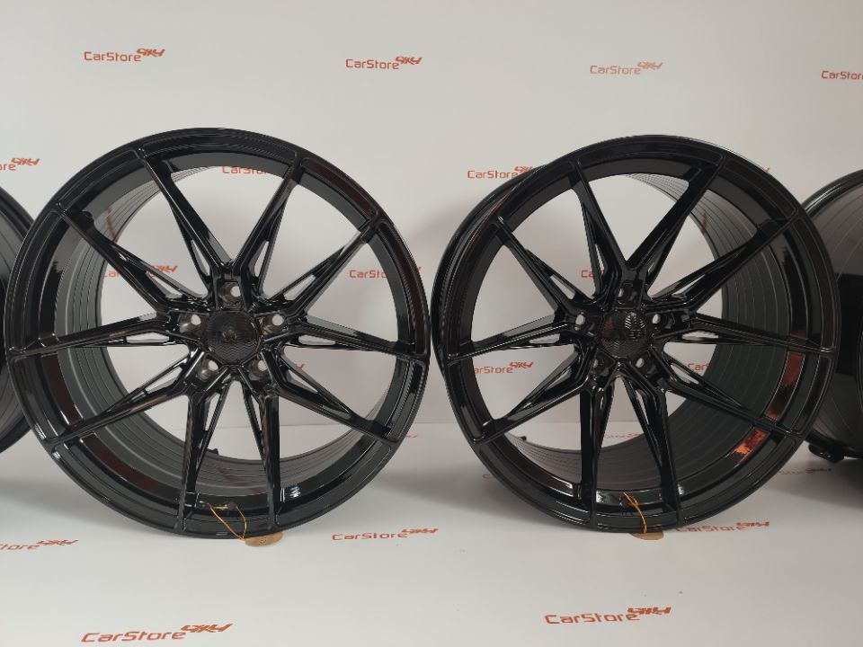 Jantes Haxer HX036 19 x 8.5 ET33 + 9.5 et 40 5x120 72.6 Preto Brilhant