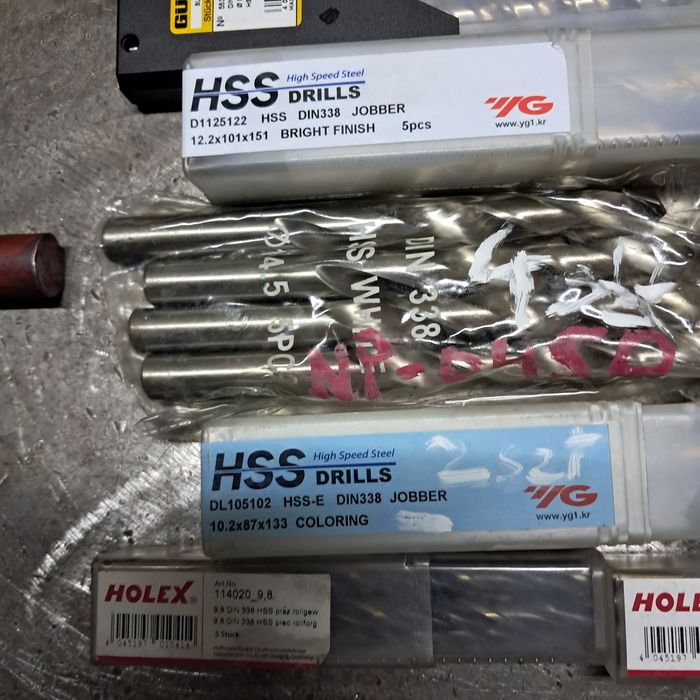 Wiertła do metalu nowe hss