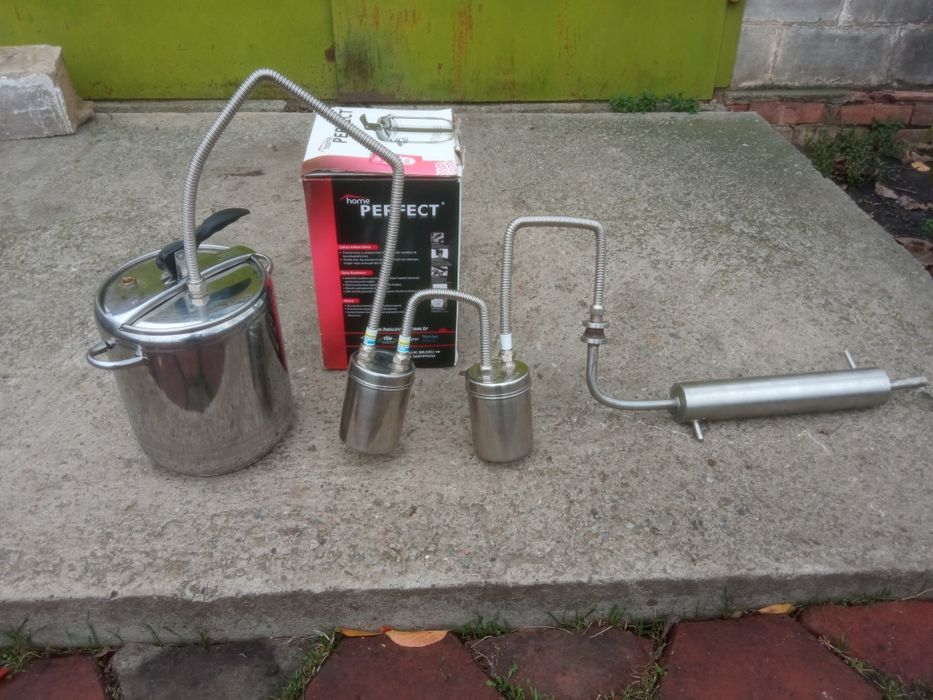 Пепегонний куб, дистилятор та сухопарники