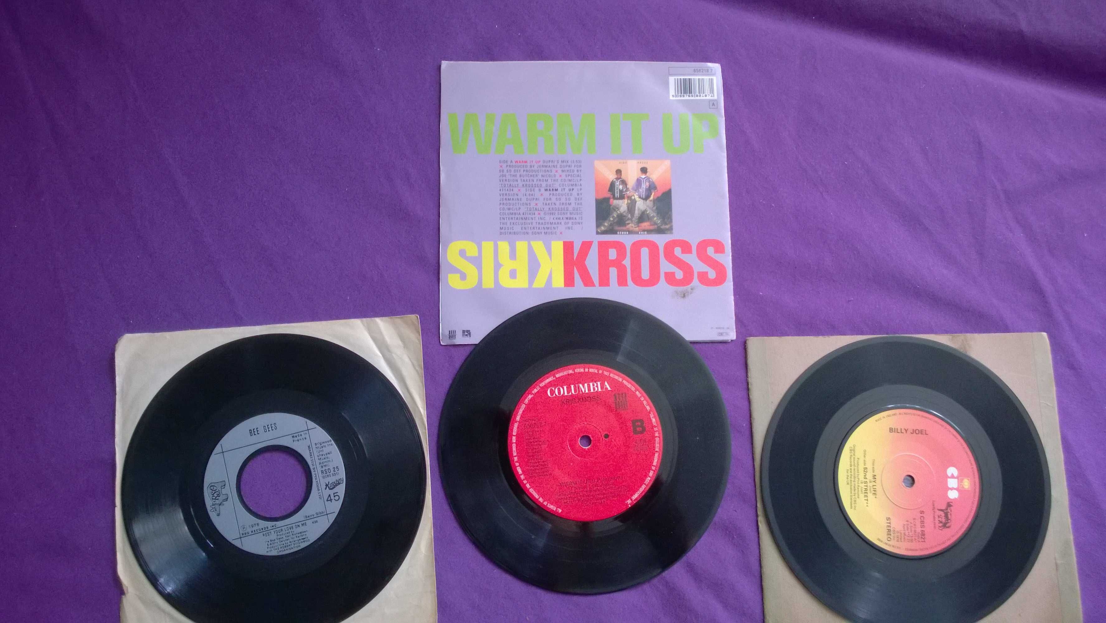 Płyty winylowe Kris Kross WARM IT UP, Billy Joel, Bee Gees