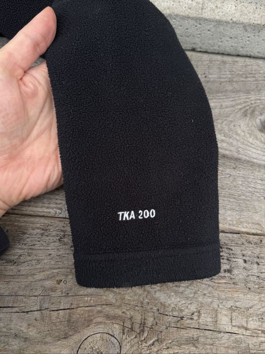 Czarna rozpinana bluza polar fleece  wpinka The North Face, rozmiar S