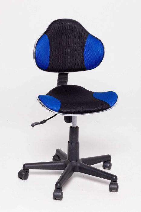 fotel krzesło obrotowe do biurka na kółkach czarne i szare