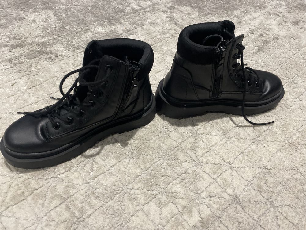 Botas Pretas Cordones Zara 34
