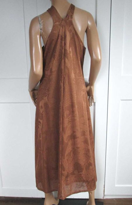 Primark długa sukienka wizytowa vintage M L 38 40 jak NOWA