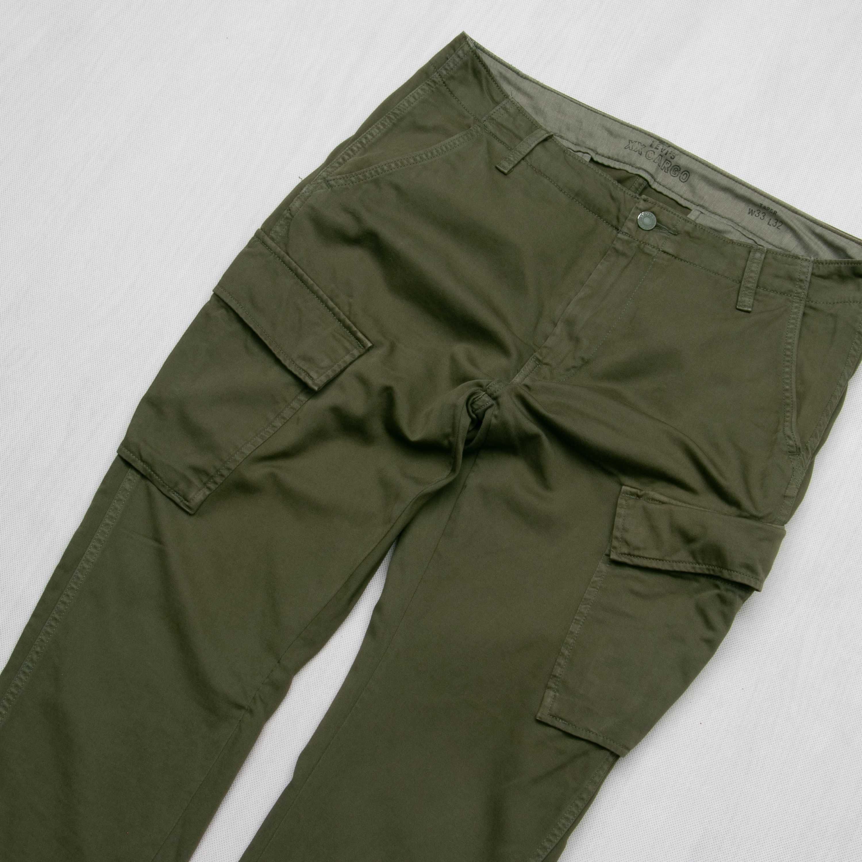 Levis XX cargo spodnie cargo slim 33/32us khaki