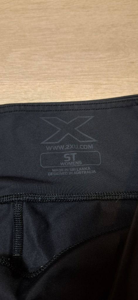 Legginsy damskie 2XU Force Mid-Rise Compression, termoaktywne, trening