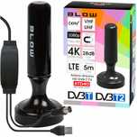 Antena aktywna wewnętrzna HD DVB-T TV ATD40