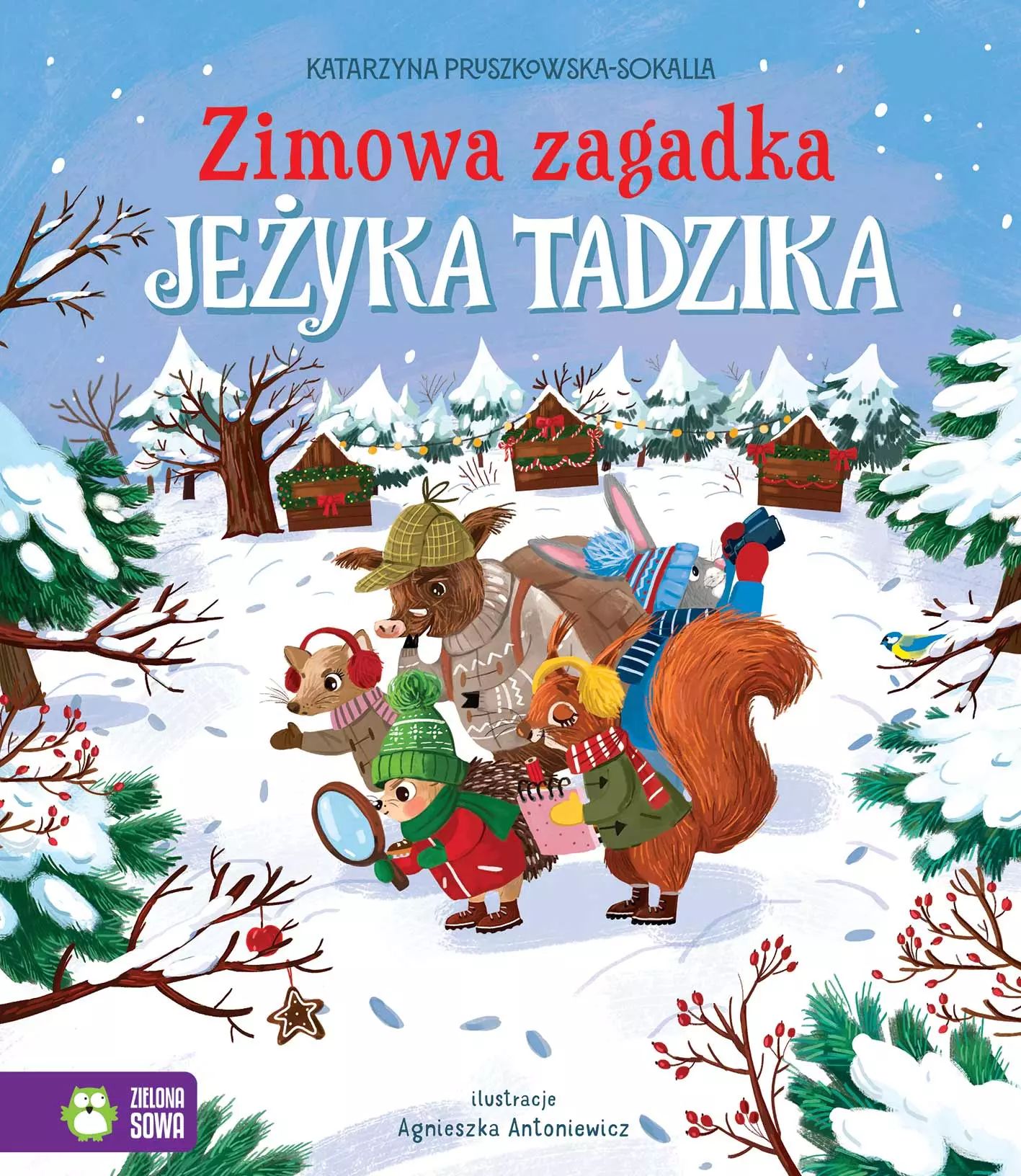 Zimowa zagadka jeżyka Tadzika. Zielona Sowa