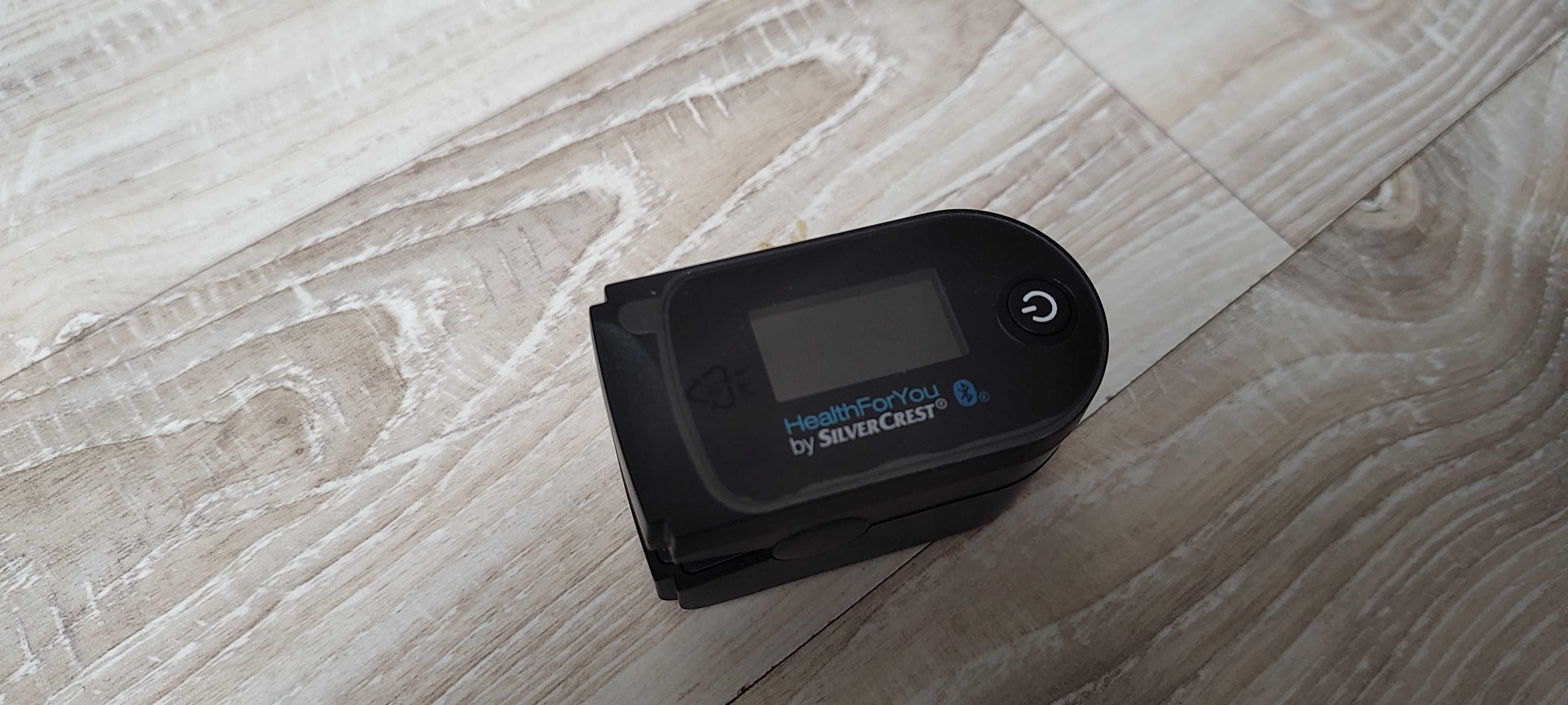 Silvercrest pulsoksymetr z bluetooth aplikacją i etui