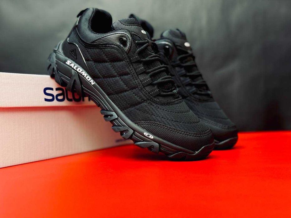 Salomon Black GORE-TEX Мужские непромокаемые осенние кроссовки саламон