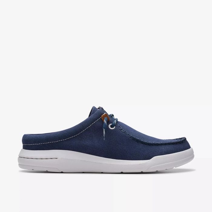 Clarks 42 Buty Męskie Driftlite Surf Granatowe Mokasyny T686