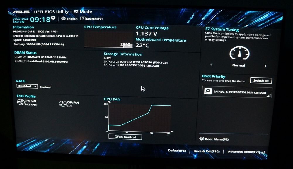 Процесор Intel Pentium Gold G6405 4.1GHz (4MB, Comet Lake, 58W, S1200)
