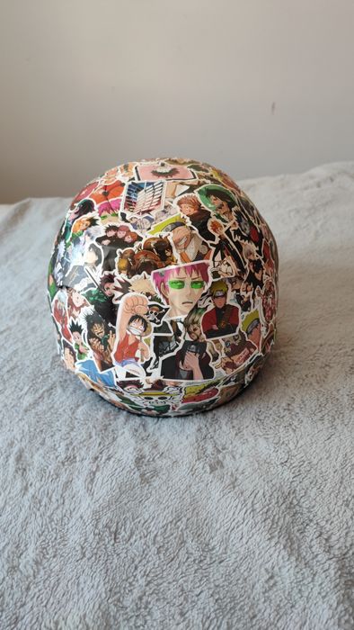 Capacete de mota HAISEN StickerBomb anime