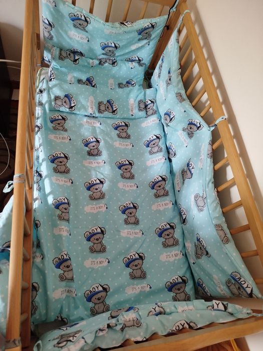 Бортики в дитяче ліжечко для хлопчика