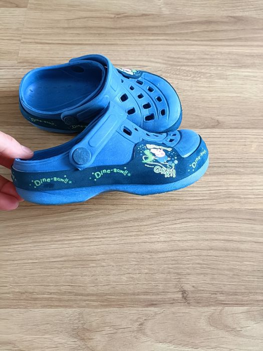 Kroksy chodaki klapki dla chłopca chłopięce niebieskie 24 25 w. 17