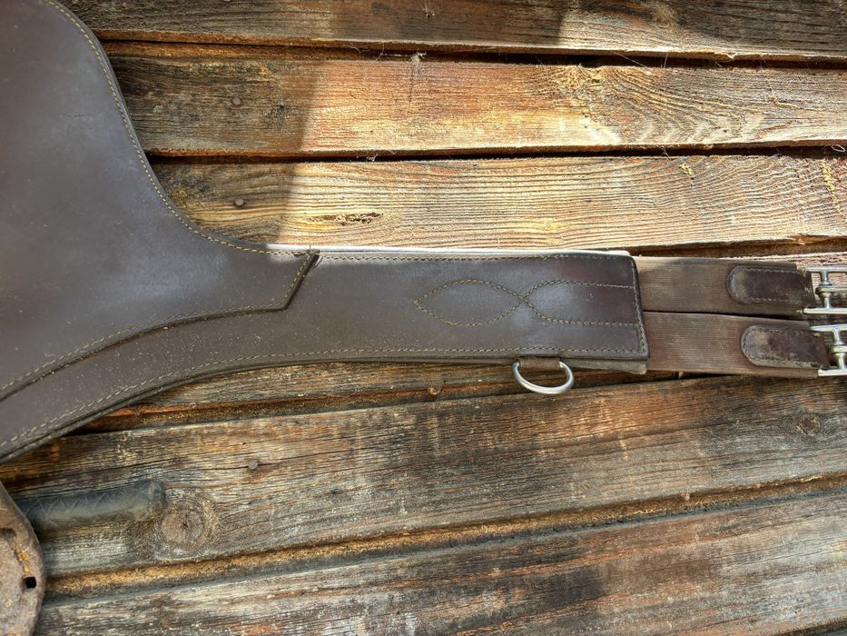 Brazowy popreg z datuchem 120 cm stan dobry