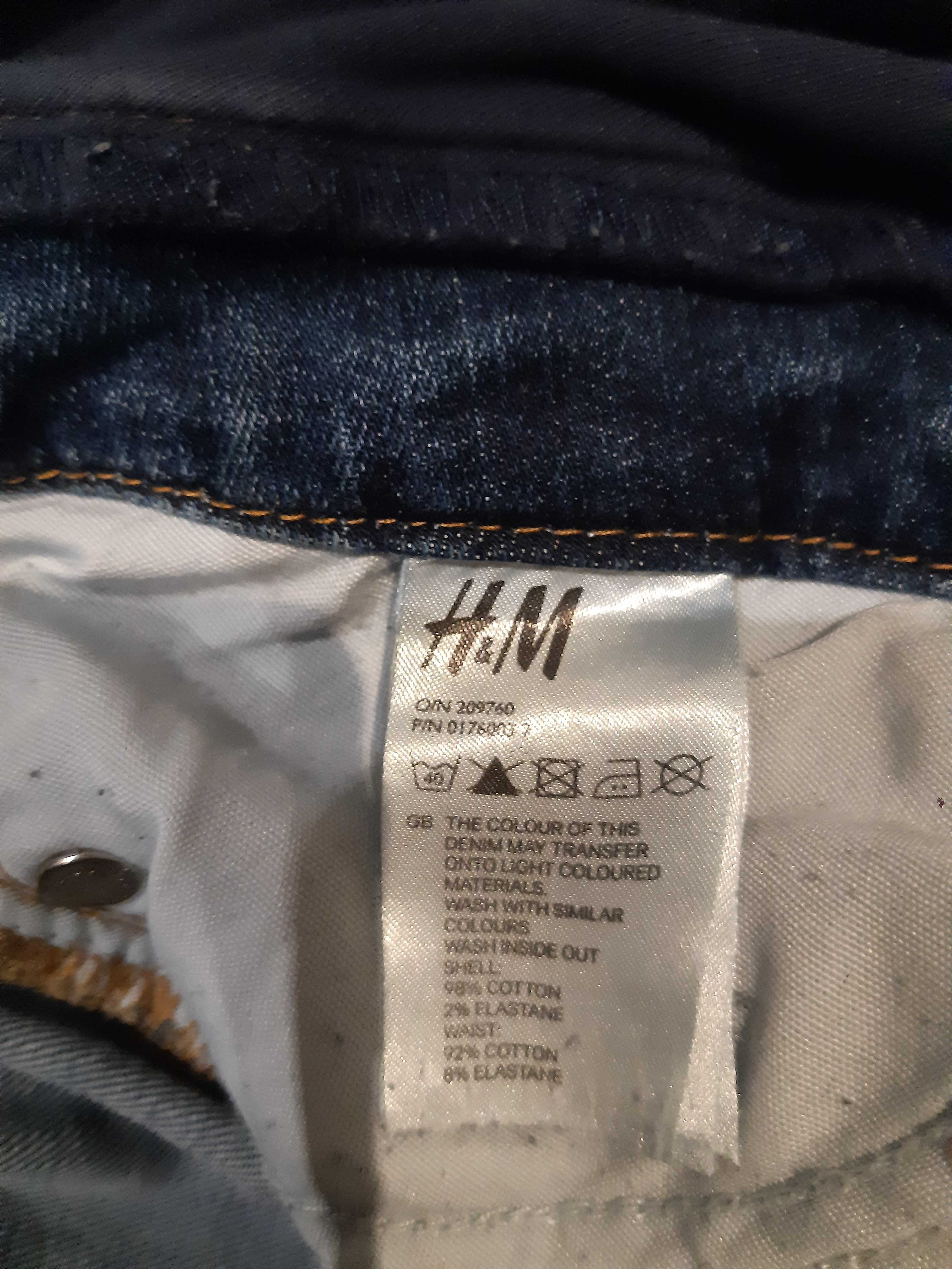 Spodnie ciążowe, h&m mama rozmiar 44 jeansy