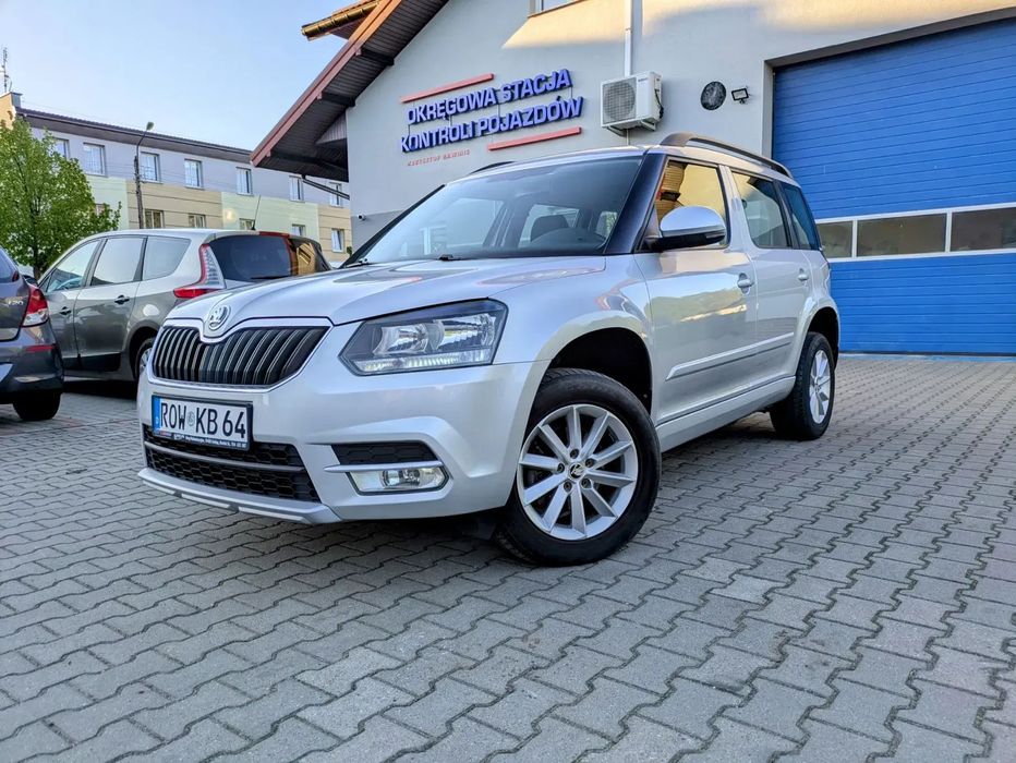 Skoda Yeti 2015 ROK, Napęd 4x4, 2.0 TDI, 140KM