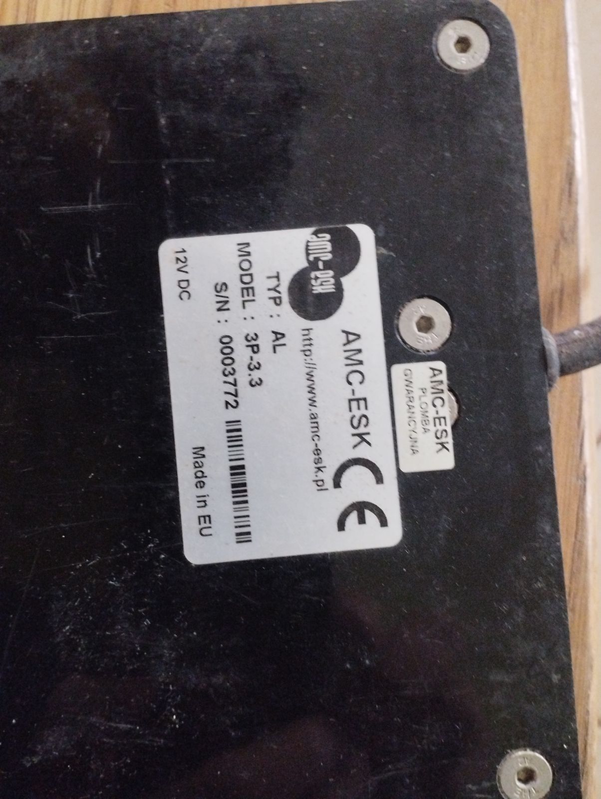 Zegar amc esk, elektroniczny system konstatowania antena 3-polowa