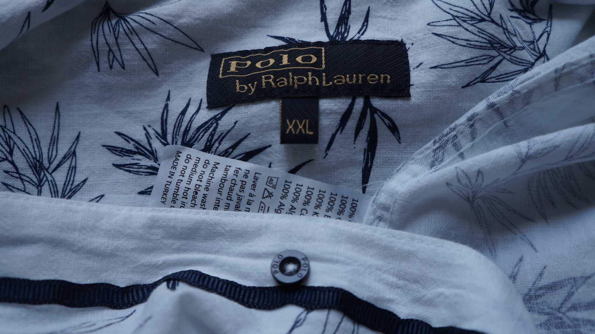 Koszula Polo By Ralph Lauren Roz. XXL Kol. Biały/Granat